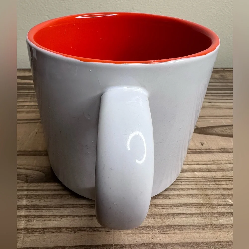 Timothy Goodman West Elm coffee cup mug new limited collaboration red